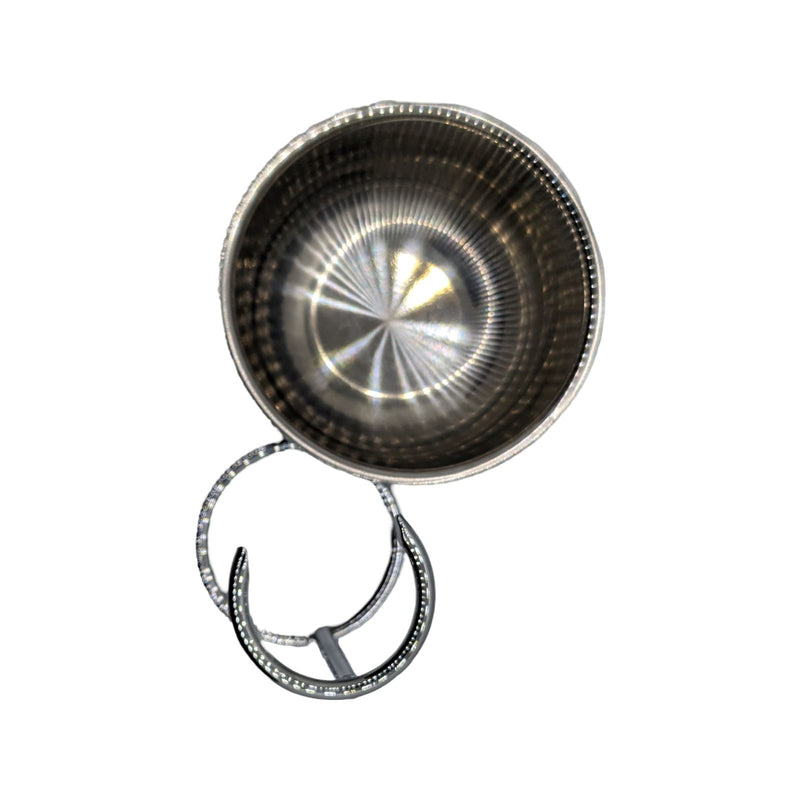 Stainless Steel Travel Lather Bowl & Stand - by Viking Revolution & Unknown (Used) Shaving Bowls and Mugs MM Consigns (SW) 