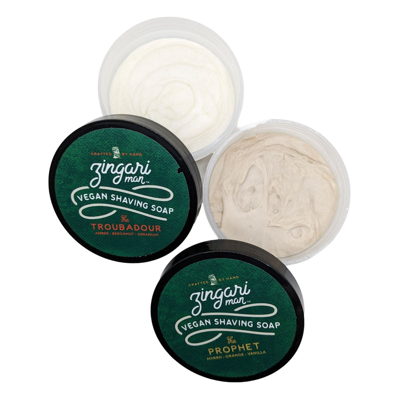 The Troubadour & The Prophet Shaving Soap (2.0oz jars) - by Zingari Man (Pre-Owned) Shaving Soap Murphy & McNeil Pre-Owned Shaving 