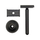 Dark Masamune Razor (Closed & Open Comb) with Stand - by Tatara (Pre-Owned) Safety Razor Murphy & McNeil Pre-Owned Shaving 