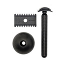 Dark Masamune Razor (Closed & Open Comb) with Stand - by Tatara (Pre-Owned) Safety Razor Murphy & McNeil Pre-Owned Shaving 