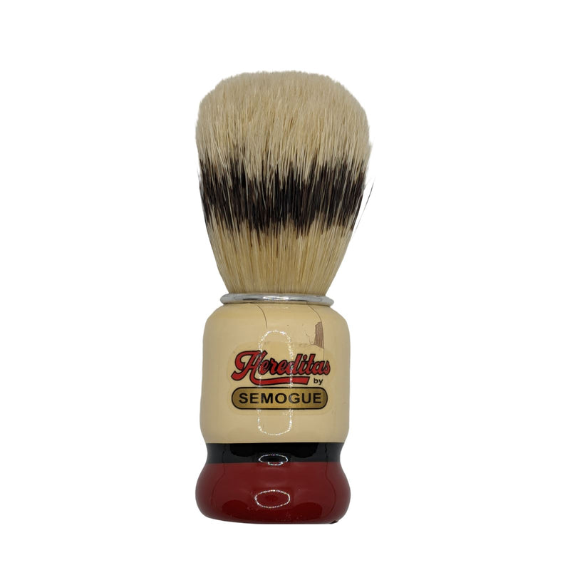 Cream/Red Boar Shaving Brush (1438) - by Semogue (Used) Shaving Brush MM Consigns (SW) 