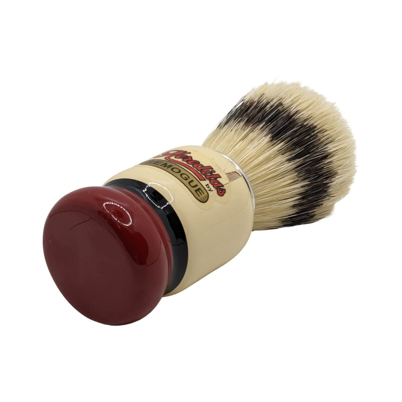 Cream/Red Boar Shaving Brush (1438) - by Semogue (Used) Shaving Brush MM Consigns (SW) 