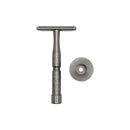 Blackland Vector Machined Stainless Steel Safety Razor and Stand - (Used) Safety Razor MM Consigns (AE) 
