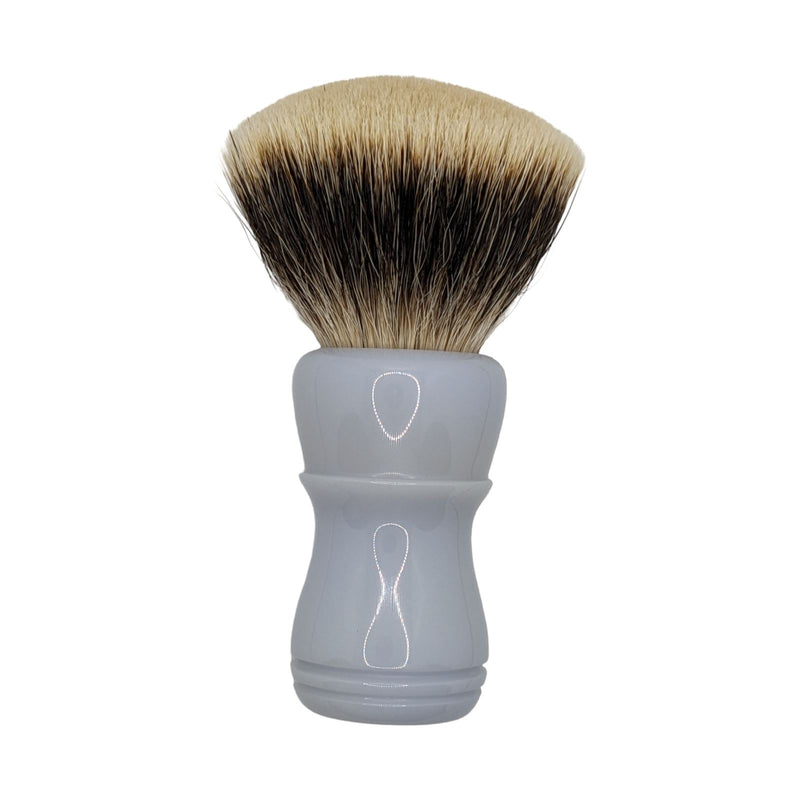 Gray Pour, Inception Handle (26mm, M2 Fan knot) Shaving Brush - by Turn-N-Shave (Used) Shaving Brush MM Consigns (AU) 