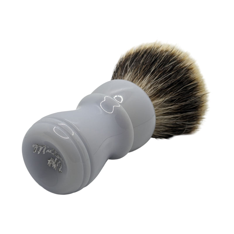 Gray Pour, Inception Handle (26mm, M2 Fan knot) Shaving Brush - by Turn-N-Shave (Used) Shaving Brush MM Consigns (AU) 