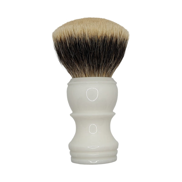 Chalice Handle w/Coin (26mm, M2 Fan knot) Shaving Brush - by Turn-N-Shave (Used) Shaving Brush MM Consigns (AU) 