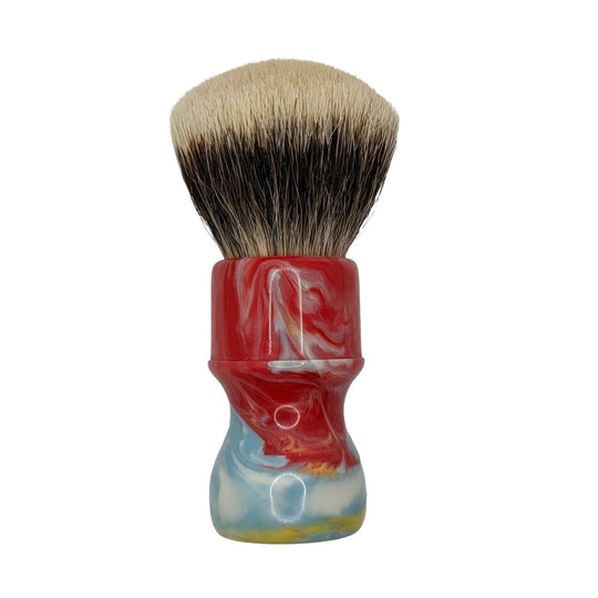 Sky, Fuko Handle (TNS 26mm, V6 Tip Knot) Shaving Brush - Wolf Whiskers/Turn-N-Shave (Used) Shaving Brush MM Consigns (AU) 