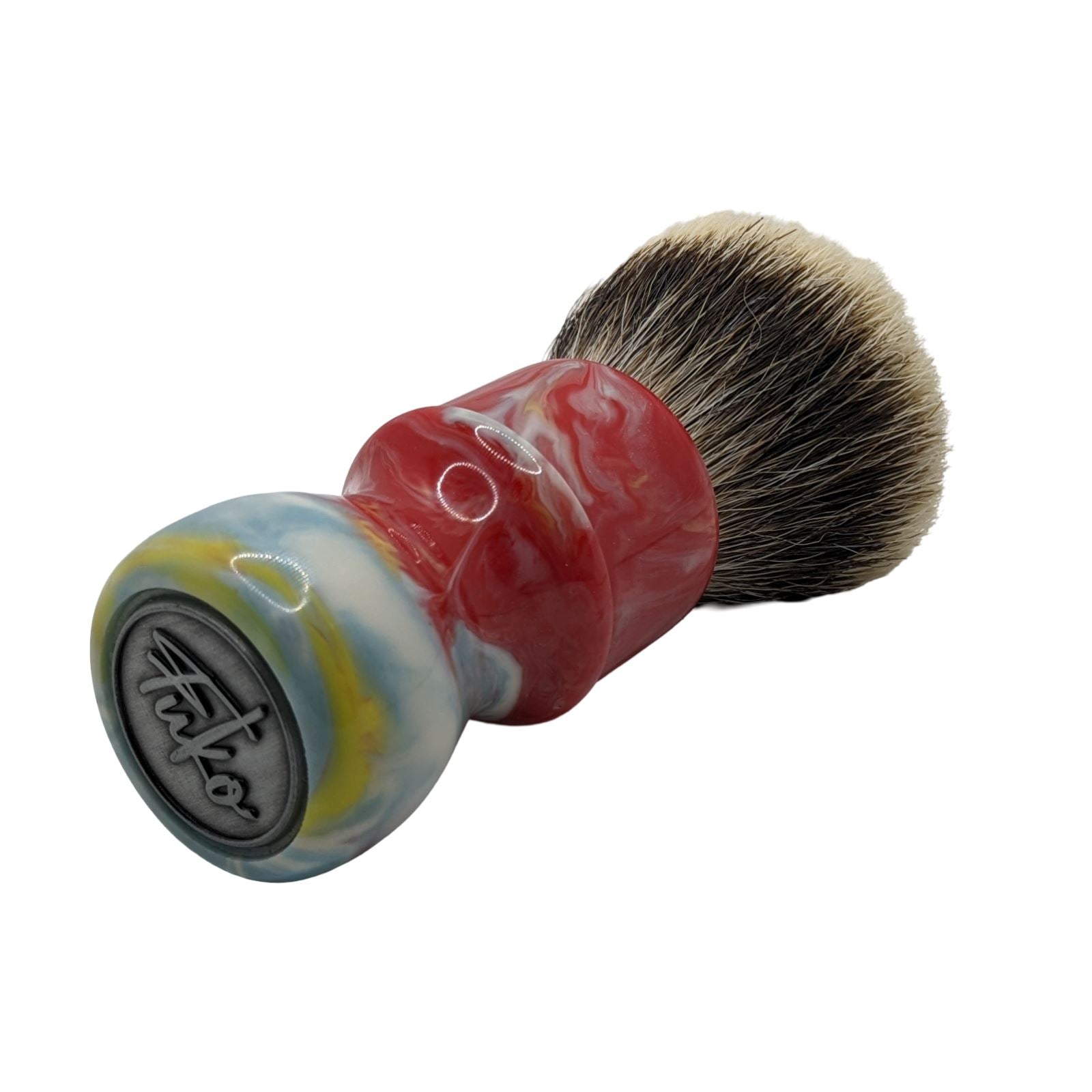 Sky, Fuko Handle (TNS 26mm, V6 Tip Knot) Shaving Brush - Wolf Whiskers/Turn-N-Shave (Used) Shaving Brush MM Consigns (AU) 
