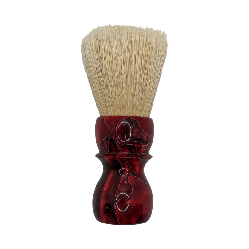 Ruby Swirl Rajon Cajon Handle Shaving Brush (28m, TNS Boar Knot) - by Turn-N-Shave/Rajon Cajon Brushes (Used) Shaving Brush MM Consigns (AU) 
