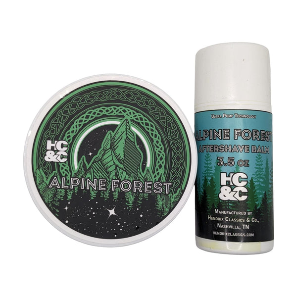 Alpine Forest Shaving Soap and Balm - by Hendrix Classics (Used) Shaving Soap MM Consigns (BM) 