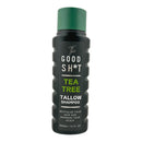 The Good Sh*t: Black Tea Tree Tallow Shampoo bottle with green cap