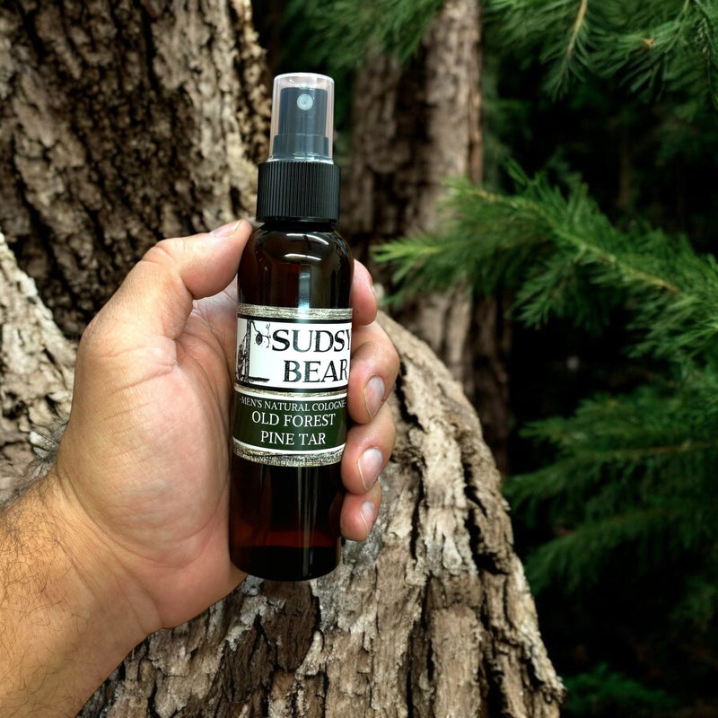 Old Forest Pine Tar-Natural Cologne Colognes and Perfume SUDSY BEAR SOAP COMPANY 