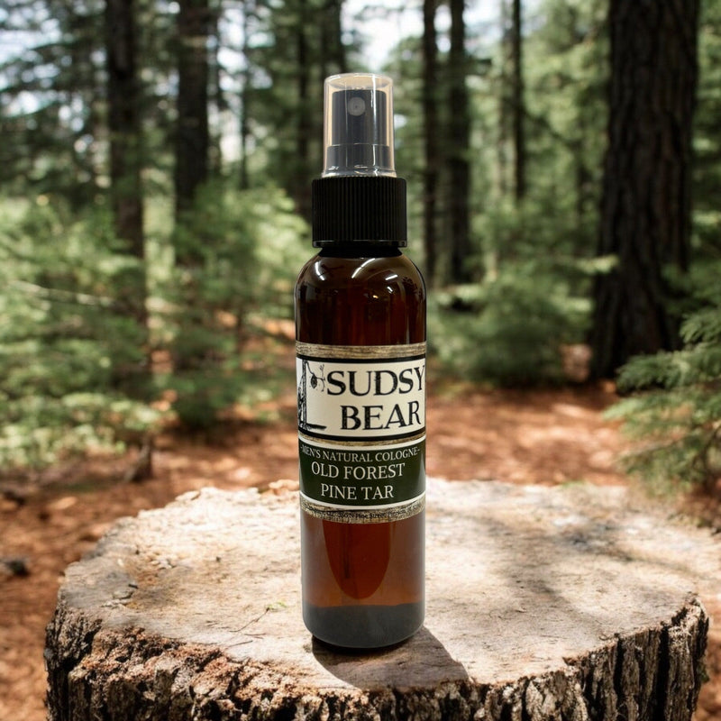 Old Forest Pine Tar-Natural Cologne Colognes and Perfume SUDSY BEAR SOAP COMPANY 