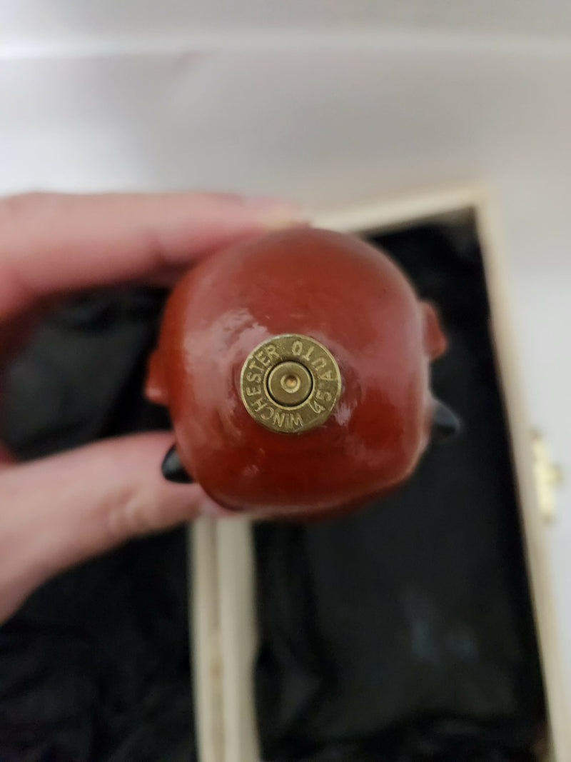 Old Nick/Devil Head Shaving Brush Resin Hand Painted Synthetic Knot (pre owned) Shaving Brush Ice Shave 