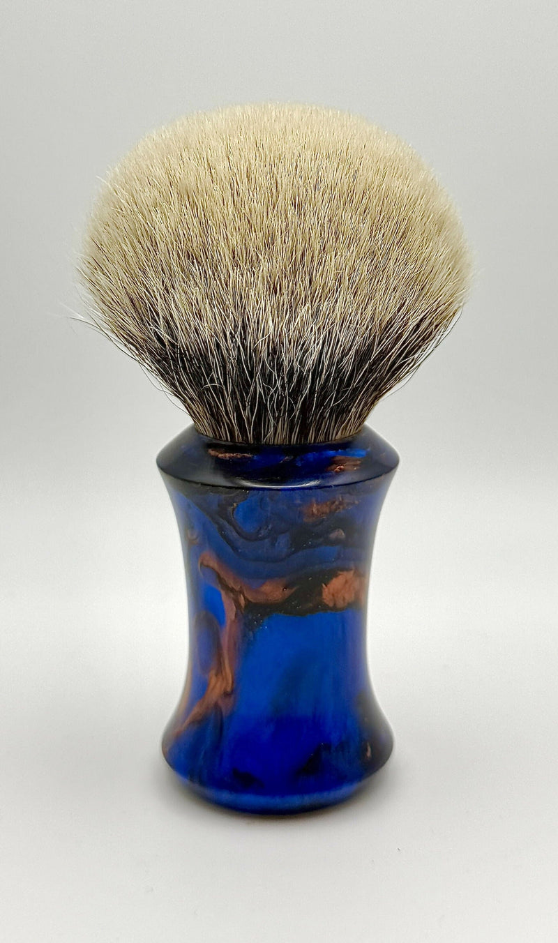 TheCaYuen The “Copper Ore” Two Band badger brush Shaving Brush VoyaK 
