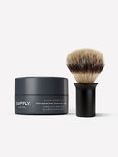 Shaving Cream Starter Shaving Cream Supply Matte Black Sandalwood & Cedar 