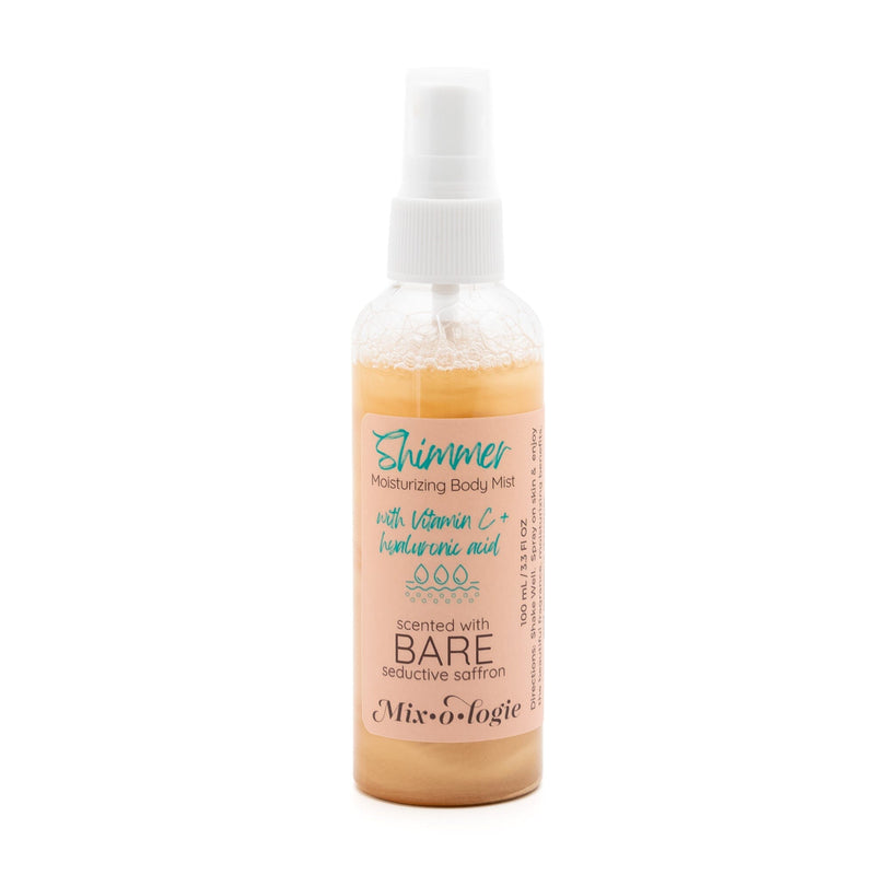 Bare (seductive saffron) | SHIMMER Body Mist Colognes and Perfume MIXOLOGIE 