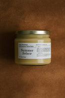 Pure Unscented – Family Size Tallow Balm | 11.5 oz Bulk in Clear Glass - by Summer Solace Tallow