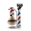 Barbiere Collection Razor + Shaving Brush Vertical Stand Razor Stand Antica Barberia Mondial US 