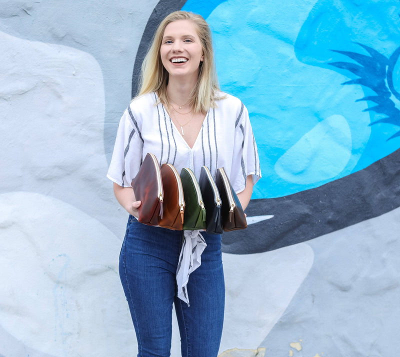 Eclipse Cosmetic Bag Cases and Dopp Bags Lifetime Leather Co 