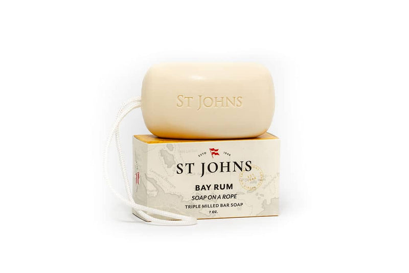 Men's Bay Rum Soap On a Rope Bath Soap St Johns Fragrance Co LLC™ 