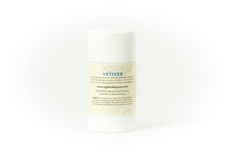 Vetiver Aluminum Free Deodorant Deodorant St Johns Fragrance Co LLC™ 