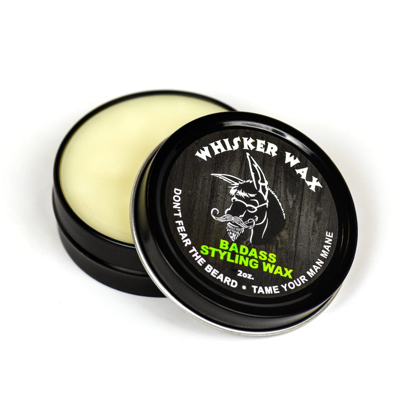 Badass Styling Wax Beard & Mustache Wax Badass Beard Care 