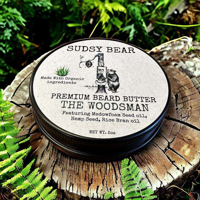 The Woodsman-Premium Beard Butter Beard Balms & Butters SUDSY BEAR SOAP COMPANY 