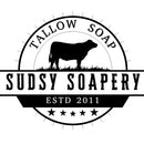 Big Brick of Beef Tallow Soap, Hand Cut-10oz*-with Heavy Grit-The Workbench Bath Soap The Sudsy Soapery Natural Products, LLC 