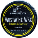 Tobacco & Bay Leaf Mustache Wax Beard & Mustache Wax Prohibition Soap 