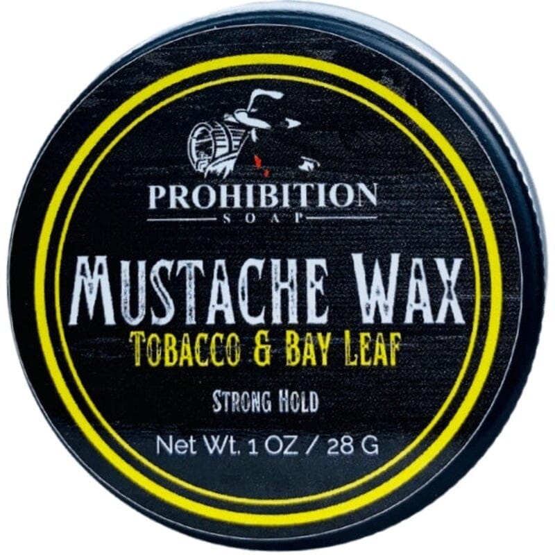 Tobacco & Bay Leaf Mustache Wax Beard & Mustache Wax Prohibition Soap 