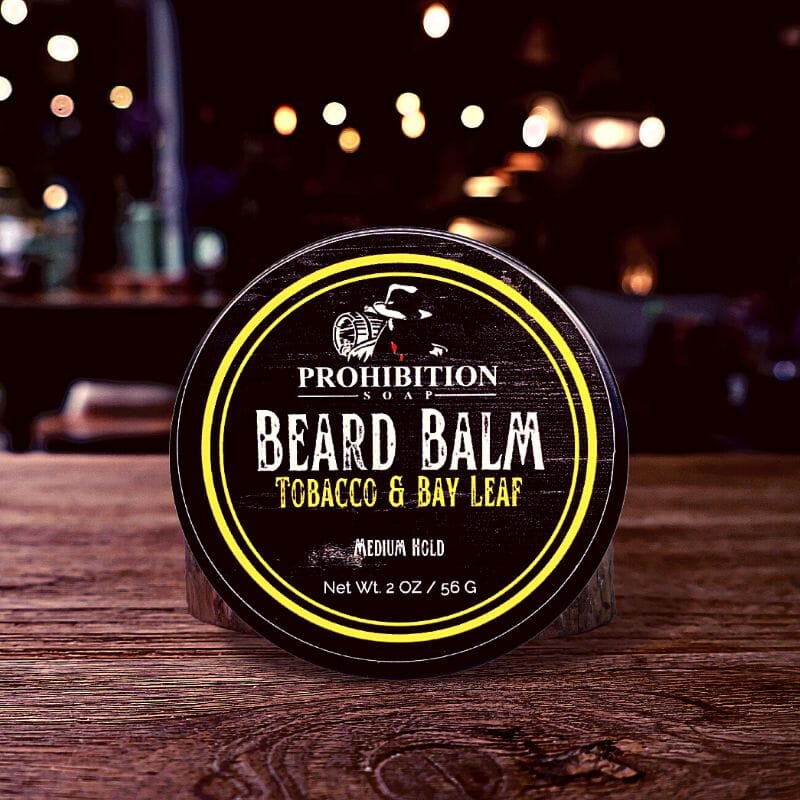 Tobacco & Bay Leaf Beard Balm Beard Balms & Butters Prohibition Soap 