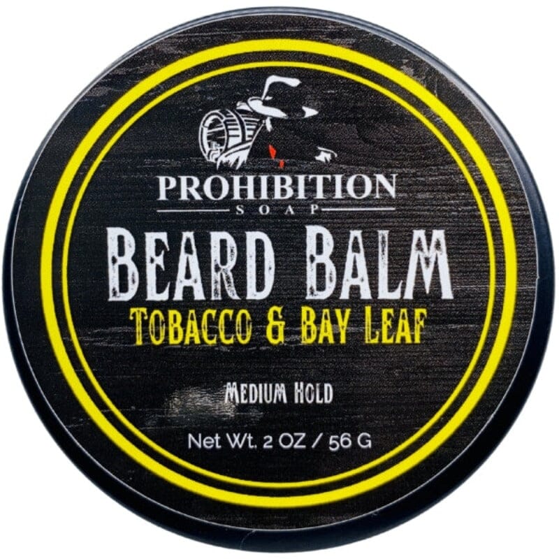 Tobacco & Bay Leaf Beard Balm Beard Balms & Butters Prohibition Soap 