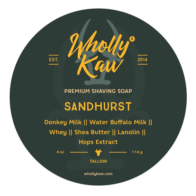 Sandhurst Shaving Soap Shaving Soap WhollyKaw Tallow 