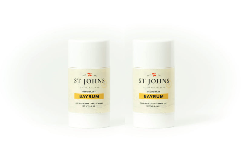 Aluminum Free Deodorant Deodorant St Johns Fragrance Co LLC™ Bay Rum 2 Pack 