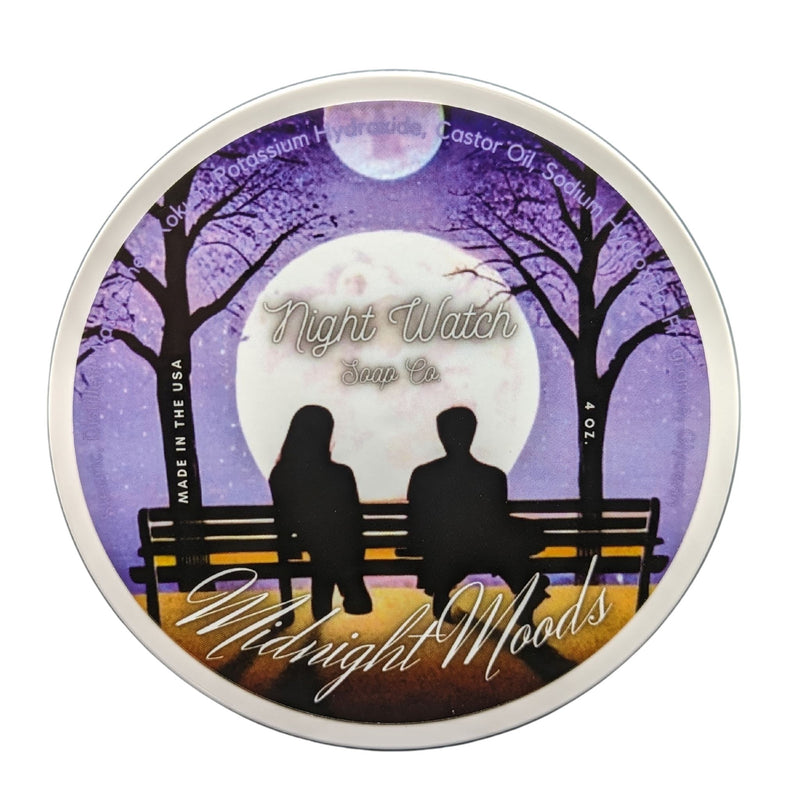 Midnight Moods Shave Soap Shaving Soap Night Watch Soap Company 