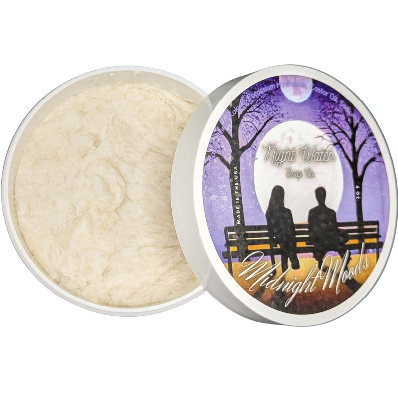 Midnight Moods Shave Soap Shaving Soap Night Watch Soap Company 