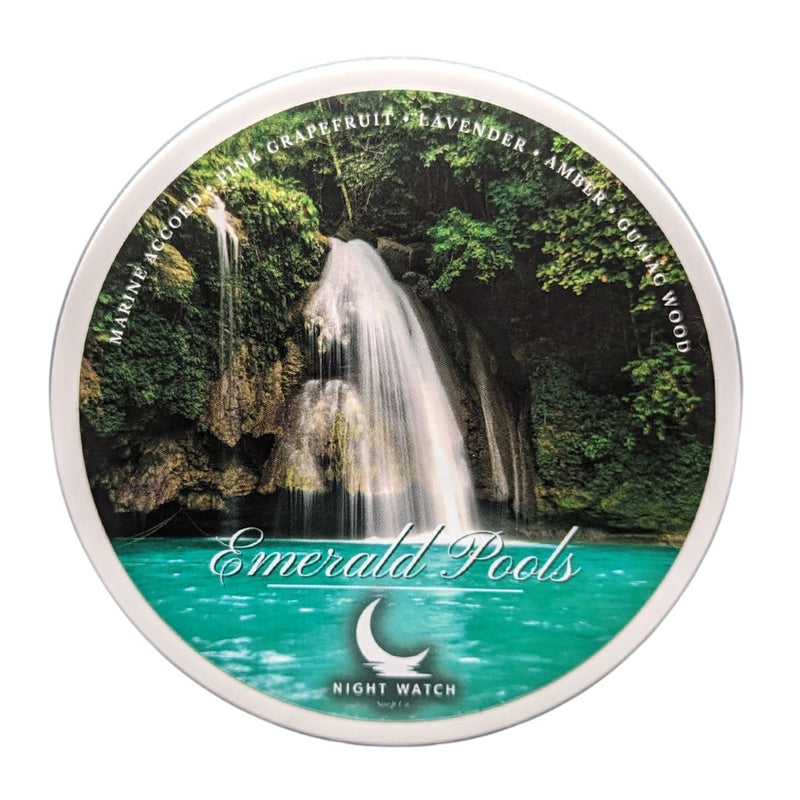 Emerald Pools Shave Soap Shaving Soap Night Watch Soap Company 