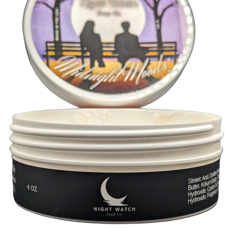 Midnight Moods Shave Soap Shaving Soap Night Watch Soap Company 