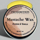 Bourbon & Vanilla Mustache Wax Beard & Mustache Wax Prohibition Soap 