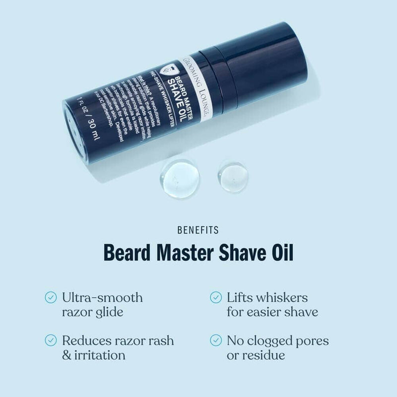 Grooming Lounge Beard Master Shave Oil Shaving Cream Grooming Lounge 