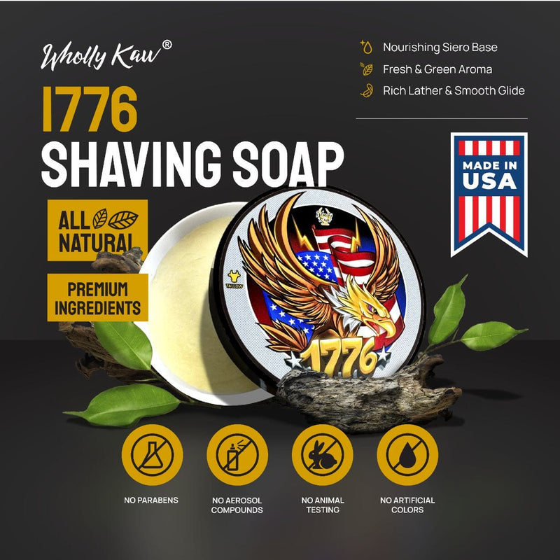 1776 Shaving Soap Shaving Soap WhollyKaw 
