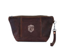 Women's Toiletry Bag Cases and Dopp Bags Lifetime Leather Co Cognac 