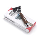 Wood Handle Razor with Gillette ProGlide Fusion Blade Cartridge Razor Hawkins & Brimble COM 