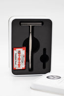 Model 921-M Stainless Steel Safety Razor (Machined Finish) - by Yates Precision Manufacturing Safety Razor Murphy and McNeil Store 