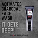 Activated Charcoal Face Wash Body Wash Shave Essentials 