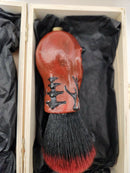 Old Nick/Devil Head Shaving Brush Resin Hand Painted Synthetic Knot (pre owned) Shaving Brush Ice Shave 