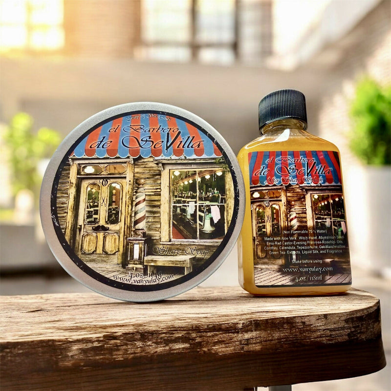 Van Yulay - el Barbero de Sevilla Soap and Aftershave Bundle servedupshaves 