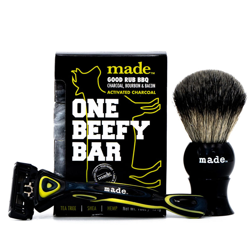 Get Made Tonight Shaving Brush Made™ Good Rub BBQ™ 