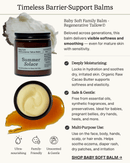 Baby Soft Family Tallow Balm with Lard + Cacao • Gentle Unscented Moisturizer - by Summer Solace Tallow